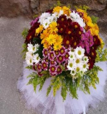  Erzurum Çiçek Gönder KIR ÇİÇEĞİ BUKETİ