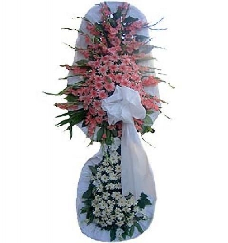  Erzurum Çiçek Gönder AYAKLI SEPET ÇİFT GÖBEK 2